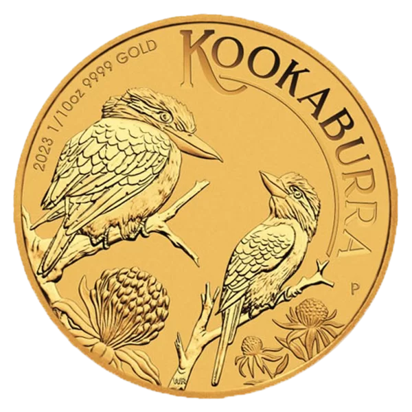 Perth Mint, 2023 Kookaburra 1/10 oz Gold Coin – MK Bullion