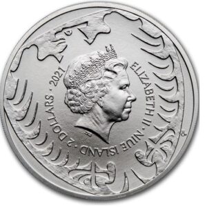 Czech Mint, 2021 Niue Czech Lion 1 oz Silver Coin