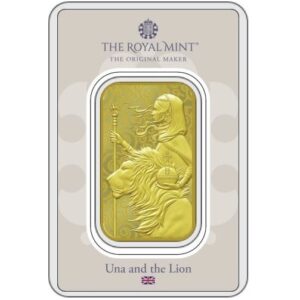 Royal Mint, 2021 Great Britain The Great Engravers Collection: Una And The Lion 1 oz .9999 Gold Bar in Assay