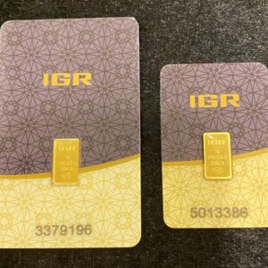 Instanbul Gold Refinery, 1 Gram Gold Minted Bar in Mini Assay Card