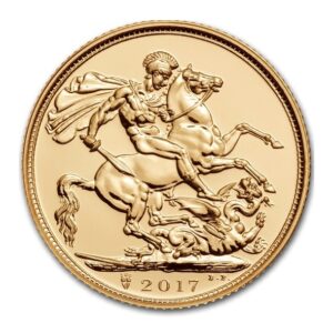 Royal Mint, 2017 Queen Elizabeth II Gold Bullion Full Sovereign 200th Anniversary