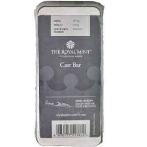 Royal Mint, 1 kilo 999 Cast Silver Bar