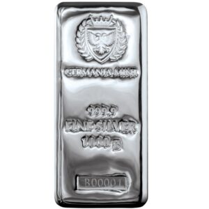 Germania Mint, 1 kilo .9999 Silver Bar - New Design