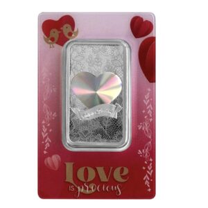 Pamp Suisse, 2024 Love is Precious 50 Gram Silver Hologram Bar