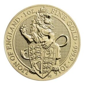 Royal Mint, 2016 Queen's Beasts Lion of England 1 oz Gold Coin