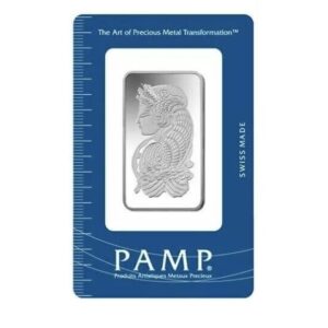 Pamp Suisse, Lady Fortuna 1 oz Silver Minted Bar in Assay