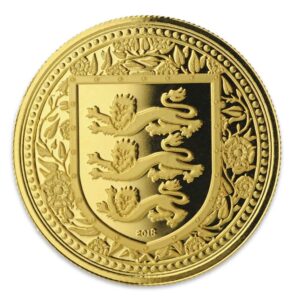 Scottsdale Mint, 2018 Royal Arms of England 1 oz Gold Coin in Capsule