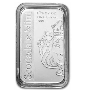 Scottsdale Mint, Archangel Michael 1 oz Silver Bar in Capsule