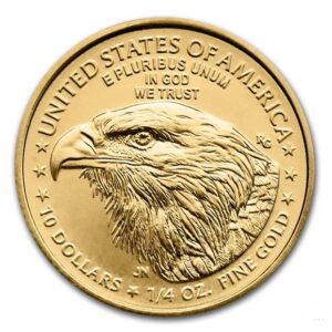 US Mint, American Eagle 1/4 oz Gold Coin 2021(Type II) -Current