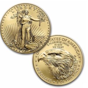 US Mint, American Eagle 1 oz Gold Coin 2021 (Type II) - Current