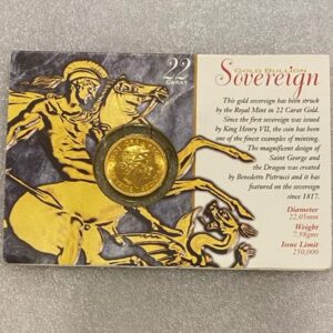 Royal Mint, 2000 United Kingdom Gold Bullion Sovereign Card