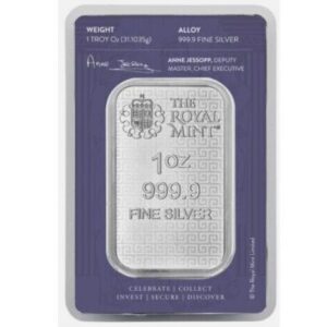 Royal Mint, 2022 The Three Graces, 1 oz Silver Bar in Assay