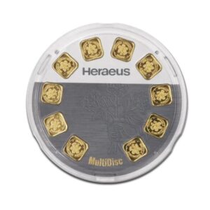 Heraeus, MultiDisc 10 x 1 gram Goldseed Gold Bar