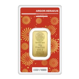 Argor Heraeus, 2024 Lunar Year of Dragon 10 Gram Gold Bar