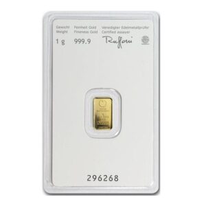 Austrian Mint, 1 Gram Gold Kinebar in Assay