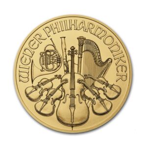 Austria Mint, 2021 Philharmonic 1/2 oz Gold Coin