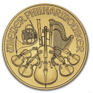 Austria Mint, Philharmonic 1/4 oz Gold Coin 2021 – 2023