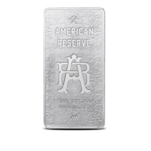 Asahi Refining, American Reserve 10 oz Silver Minted Bar