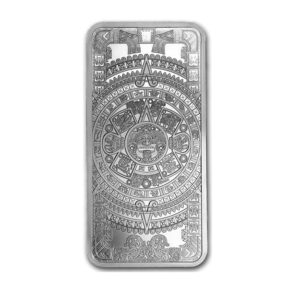 Golden State Mint, Aztec Calendar 10 oz Silver Minted Bar