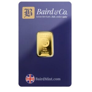 Baird Mint, 5 Gram Gold Minted Bar in Assay