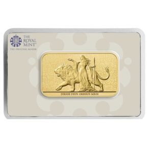 Royal Mint, 2024 Una and The Lion 1 oz Gold Bar in Assay