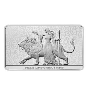 Royal Mint, 2024 Una and The Lion 10 oz Silver Minted Bar