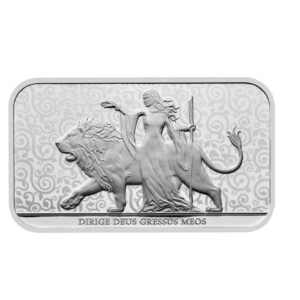 Royal Mint, 2024 Uan and The Lion 1 oz Silver Minted Bar