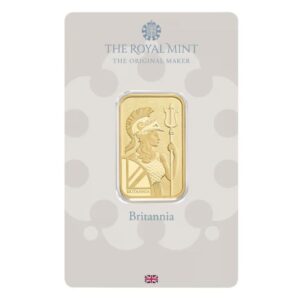 Royal Mint, Britannia 20 Gram Gold Minted Bar in Assay