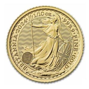 Royal Mint, Britannia 1/10 oz Gold Coin King Charles III (2023 - Current)