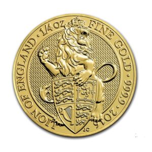 Royal Mint, 2016 The Queen's Beasts Lion of England 1/4 oz Gold Coin