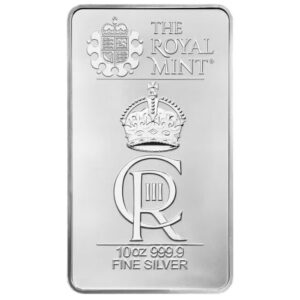 Royal Mint, The Royal Celebration 10 oz .9999 Silver Minted Bar