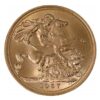 Royal Mint, Queen Elizabeth II Full Sovereign 1st Portrait 1957 First Year of Issue - Image 2