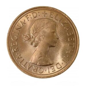 Royal Mint, Queen Elizabeth II Full Sovereign 1st Portrait 1957 - 1968