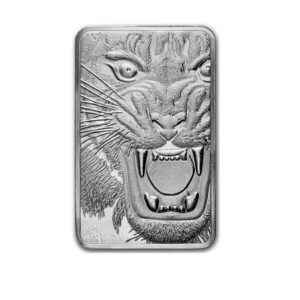 MMTC-Pamp, Royal Bengal Tiger 10 oz Silver Bar (w/Assay)