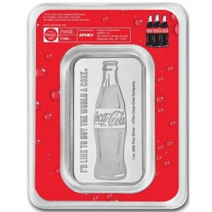 Coca-Cola 1 oz Silver Minted Bar in TEP