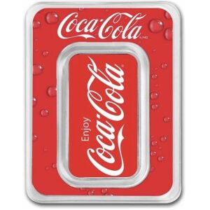 Coca-Cola® 1 oz Silver Colorized Bar