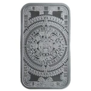 Golden State Mint, Aztec Calendar 1 oz .999 Silver Bar