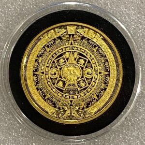 Gold State Mint, Aztec Calendar 1 oz Gold Round