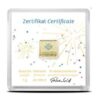 Geiger Edelmetalle, Original Square 1 Gram Gold Bar in Capsule (Fireworks Congrats) - Image 2