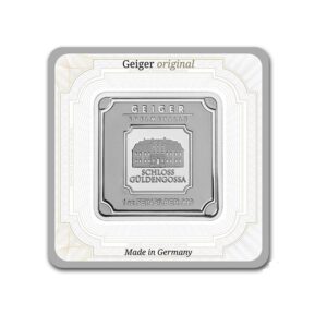 Geiger Edelmetalle, 1 oz Silver Minted Bar in Capsule