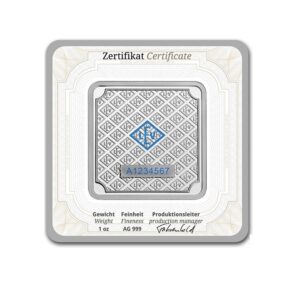 Geiger Edelmetalle, 1 oz Silver Minted Bar in Capsule