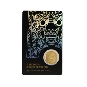 KOMSCO, 2022 Korean Chiwoo Cheonwang 1/10 oz Gold Medallion Black