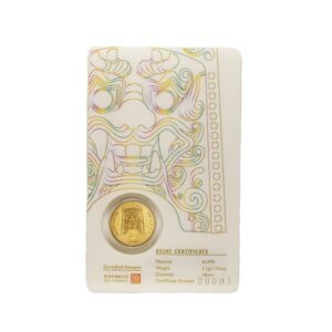 KOMSCO, 2022 Korean Chiwoo Cheonwang 1/10 oz Gold Medallion White