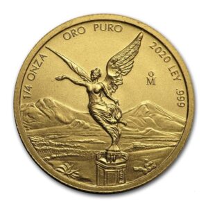 Mexican Mint, 2020 Mexican Libertad 1/4 oz Gold Coin