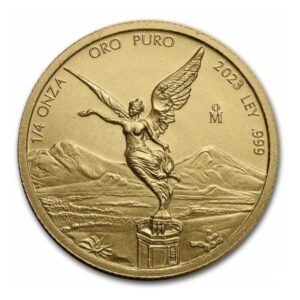 Mexican Mint, 2023 Mexican Libertad 1/4 oz Gold Coin