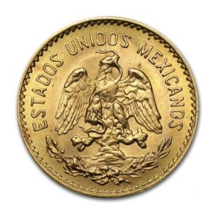 Mexican Mint, Mexican 5 Pesos Gold Coin (Random Year)