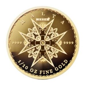 Pressburg Mint, 2024 Maltese Cross 1/10 oz Gold Coin in Capsule