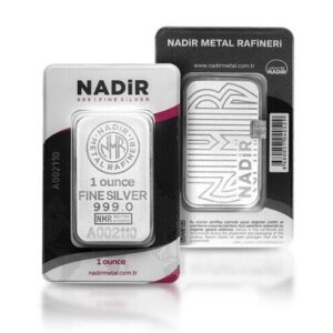 Nadir Metal Rafineri, 1 oz Silver Minted Bar in Assay