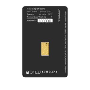 Perth Mint, 1 Gram Gold Bar in Assay