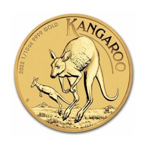 Perth Mint,  2022 Australian Kangaroo 1/10 oz Gold Coin